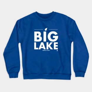 Oneida County, Wisconsin - Big Lake Crewneck Sweatshirt